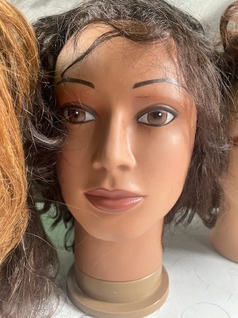 Marianna Vintage 1980's Mannequin Heads cosmatology Halloween doll heads - Image 4 of 4
