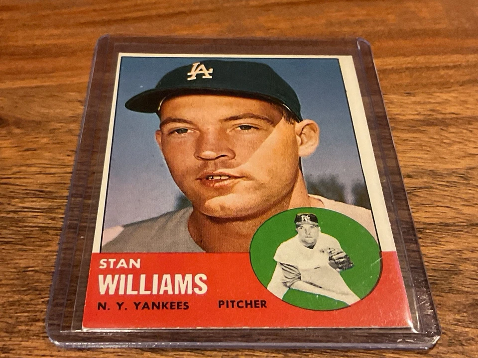 1963 Topps #42 Stan Williams, New York Yankees NMT EX - Image 2 of 3