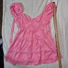 SHOW ME YOUR MUMU CATHY MINI DRESS OPEN TIE BACK MEDIUM