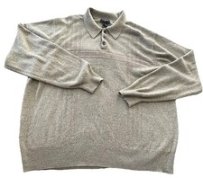 Dockers Acrylic 3 Button Pullover Men  s XL Long Sleeve Sweater