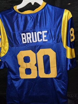 New 1999 Isaac Bruce #80 St Louis Rams Size Large Mitchell Ness Jersey 