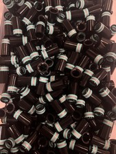 10-Custom Golf Ferrules 1  Long .355 Diameter Taper Tip Blk/light Green/Silver