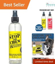 Dog Anti Chew Spray 8oz Bitter Deterrent No Mess Training Safe Food