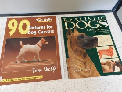 Two Dog Carving HOW-TO WORKBOOKs FOR CARVERS & ARTISTS Kochan & Wolfe, 3/72