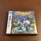 [RARE] NINTENDO DS SEGA SONIC COLORS COMPLETE GAME & MANUAL
