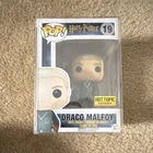 Funko Pop! Vinyl Harry Potter Draco Malfoy 19 Hot Topic Exclusive Figure