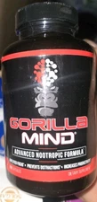 Sealed Gorilla Mind Smooth Supplement 150 Caps Cognitive Support Exp 2027