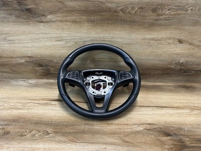 MERCEDES BENZ W205 C300 LEATHER STEERING WHEEL WITH PADEL SWITCH OEM 2015_2018