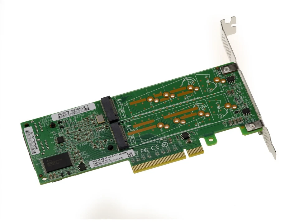 Card Pcie 4x SSD M.2 (M2 SATA) +4x HDD SATA Lsi SAS 2008 Raid 0 1 10 - Image 3 of 3