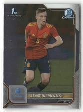 2022 Bowman Chrome Road to UEFA U21 Euros #111 Benat Turrientes