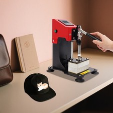 110V Tabletop Hot Stamping Machine 900W Hot Press Machine - 6 12cm Heating Area