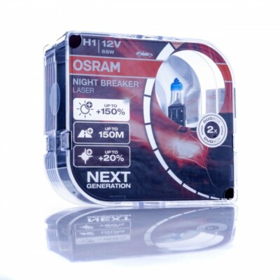 H1 Osram Night Breaker  Laser H1 + 150% Mehr Licht 64150NL-HCB