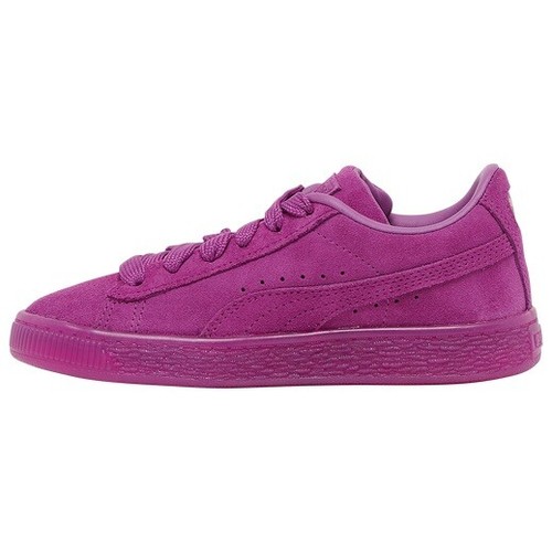 purple and gold puma suede
