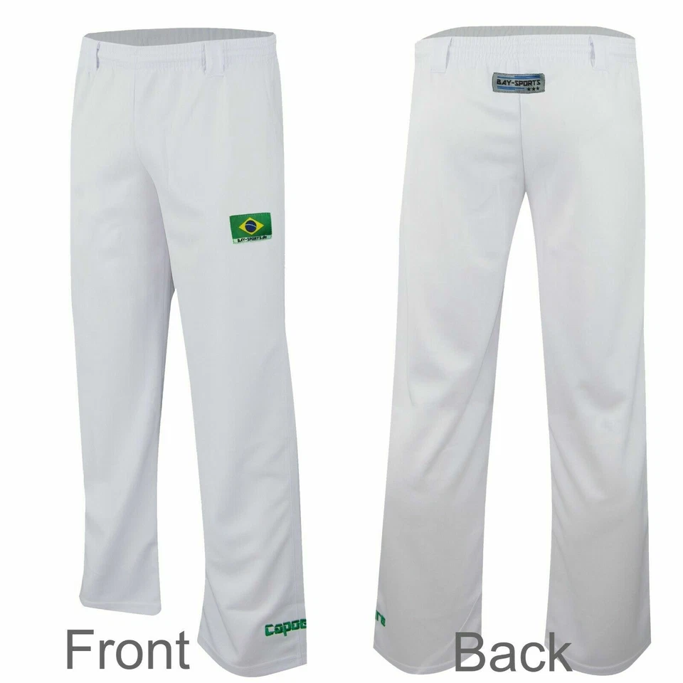 BAY Capoeira Hose weiß Capoeirahose Kampfkunst Kinder Damen Herren Kids Brazil - Bild 2 von 4