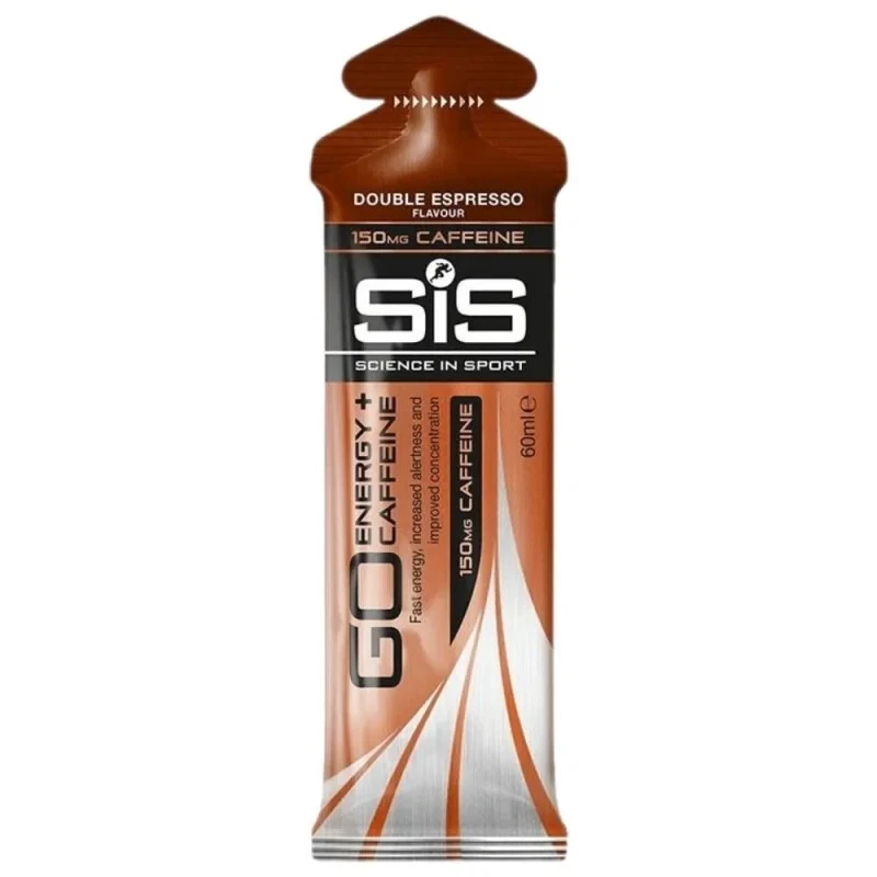 SIS GO Energy + Koffein Energy Gel mit Koffein, doppelter Espresso, 60 ml