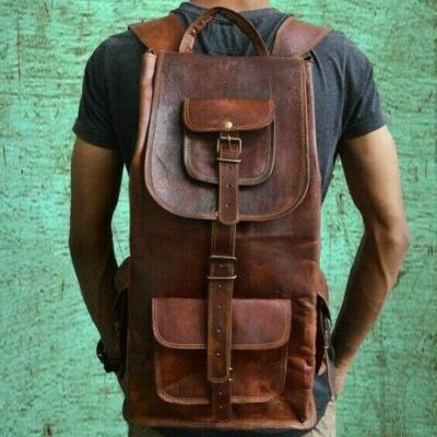 Bag Rucksack Laptop Vintage Shoulder 