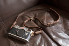 Genuine Real Leather Camera Shoulder Neck Strap for film EVIL camera 01-155