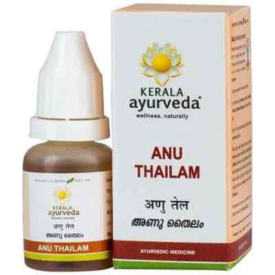 Kerala Ayurveda Anu Thailam 10ml | For Nasya | Nasal Oil for Sinusitis, Allergie