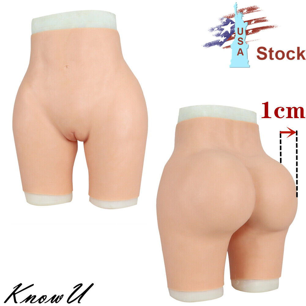 Silicone Panty Camel toe Underwear Plump Hips Short For