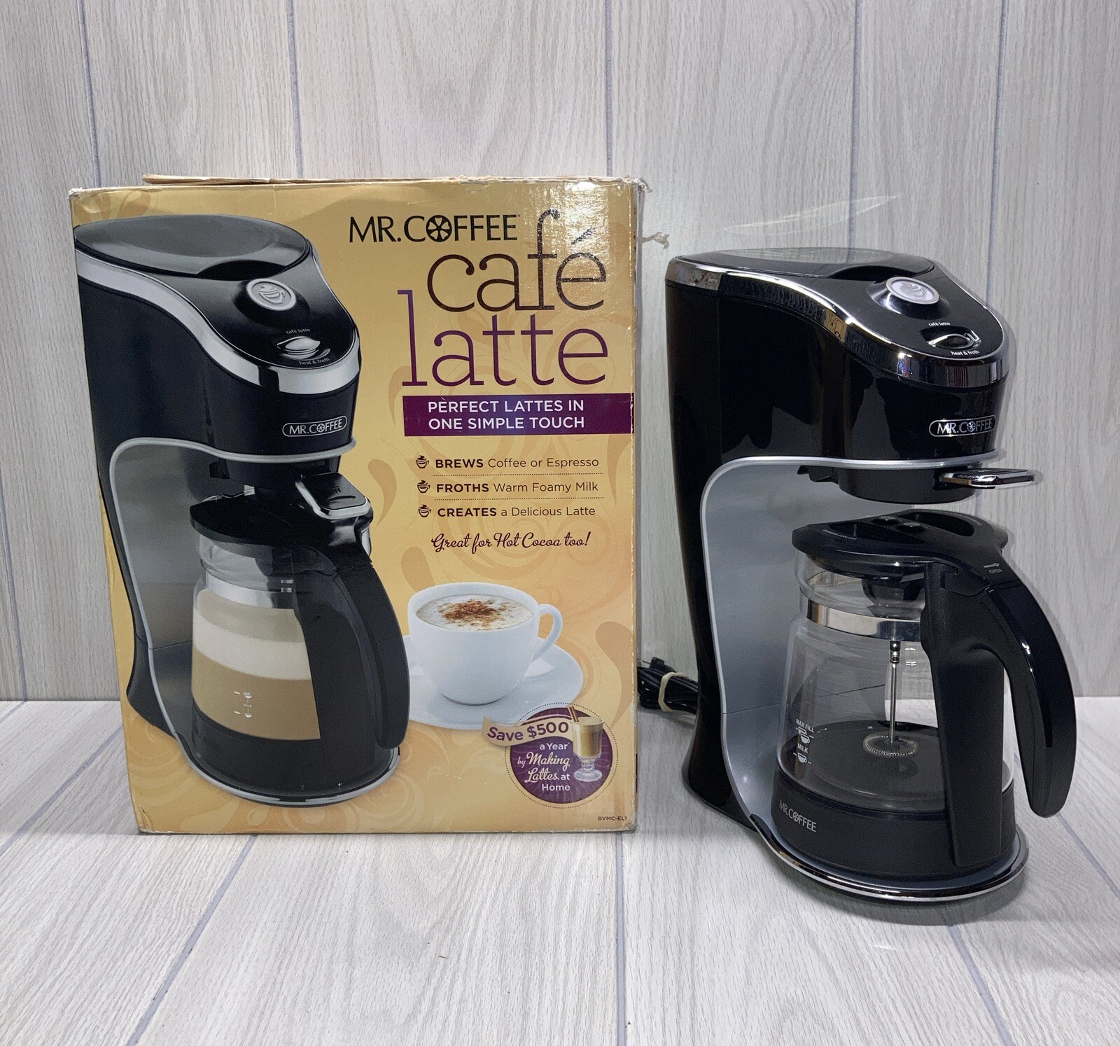 Mr Coffee Espresso Machine One Touch Coffee® One-Touch CoffeeHouse