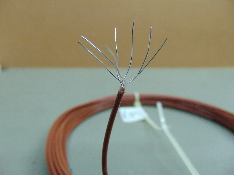 25 футов 20 AWG посеребренный PTFE тефлоновый (R) провод коричневый 7 прядей сделано в США SPC - Изображение 2 из 2