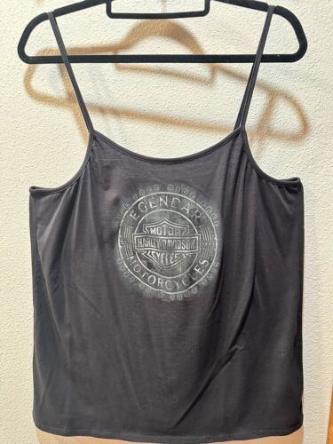 Harley Davidson Womens Cami Tank Carroll Iowa 2X NEW WITH TAGS