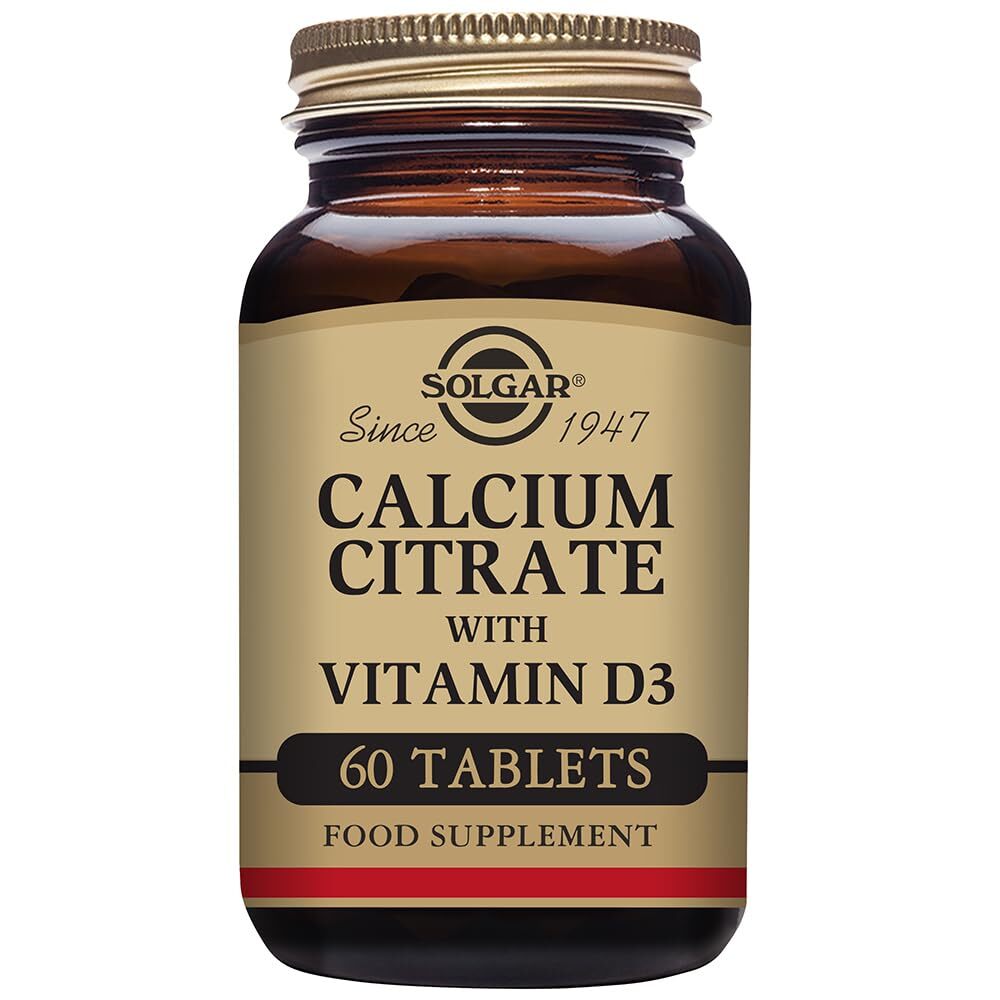 Solgar Calcium Citrate & D3 - 60 Tablets - Pure | Supports Healthy Bones & Teeth - High Potency Calcium Citrate with Vitamin D3 - Gluten Free Formula - Image 3