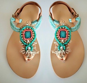 jeweled sandals for wedding