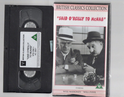 Said O'Reilly To McNab ~Will Fyffe~ **Rare UK British Classics Collection VHS**