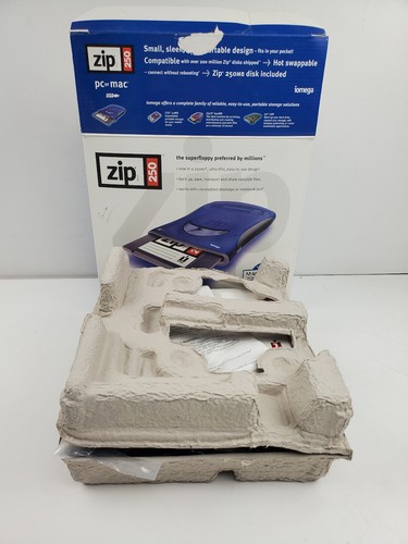 *Complet fonctionne en boite* iOmega Zip 250 Z250USBPCMBP Disque Externe USB - Photo 7/14