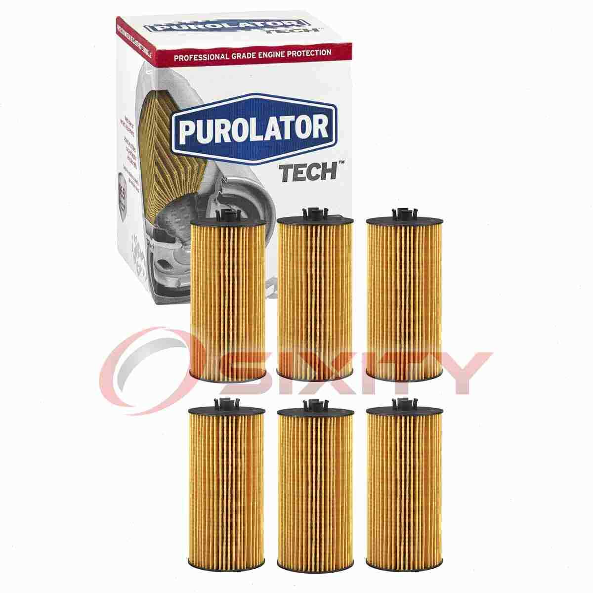 6 pc Purolator TECH TL45526 Engine Oil Filters for X5526 WL10111 V5526 xf