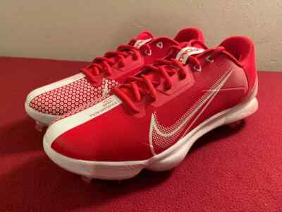 Nike Force Zoom Trout 7 Low Baseball Cleats Red White CQ7224-602 Size 14 NEW