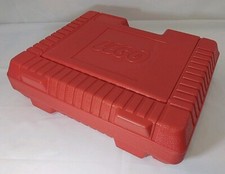 Vintage 1980s Lego Red Storage Box With 4 Pounds Of Pieces And Parts