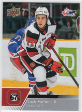 Jack Matier 22-23 Upper Deck CHL Base Common #59 Ottawa 67s