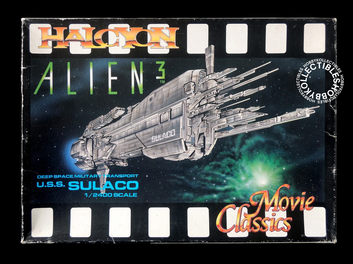 Halcyon Movie Classics Alien 3 Deep Space 1/2400 USS Sulaco HAL12