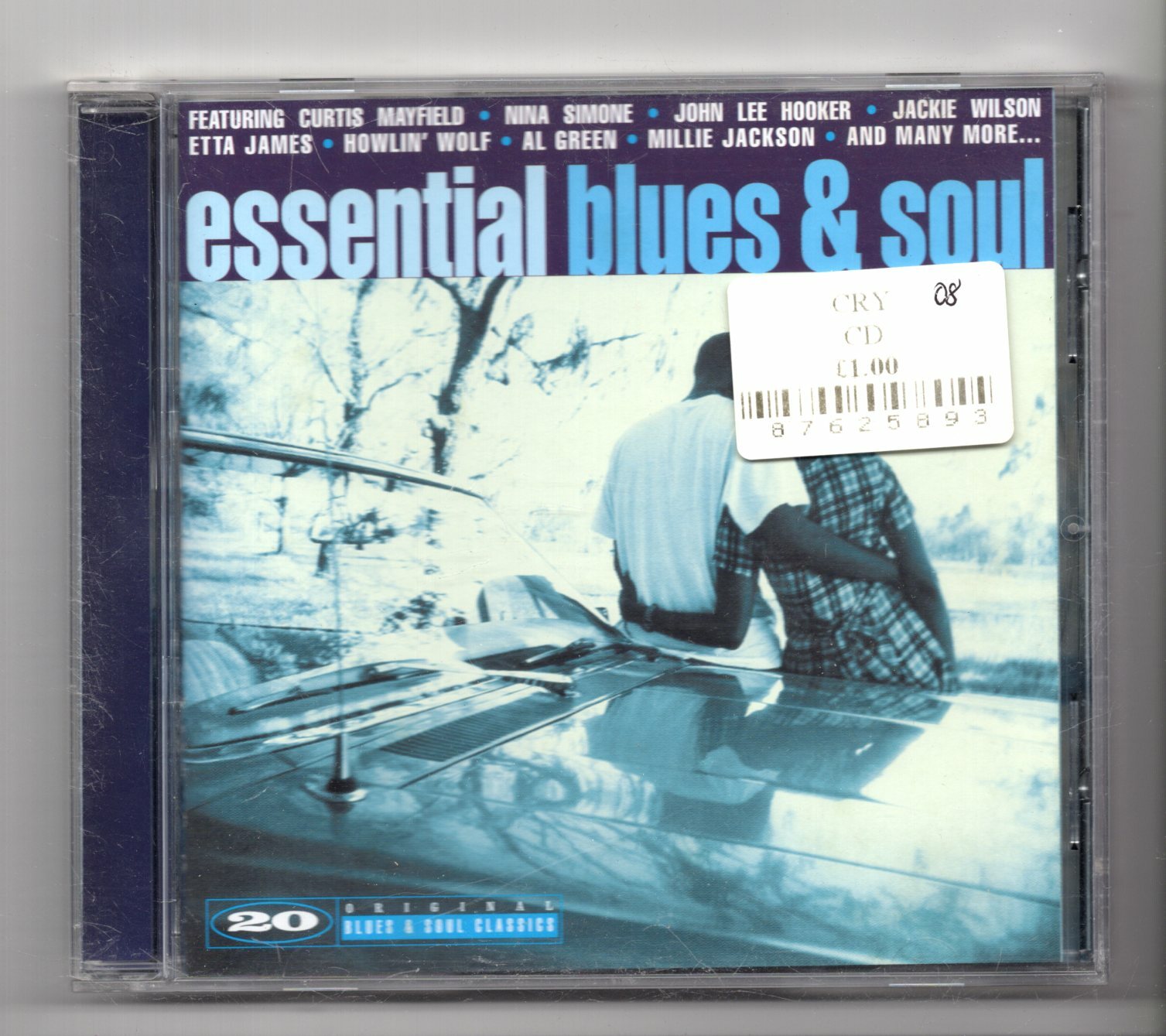 (JT604) Essential Blues & Soul, 20 tracks various artists - 1997 CD