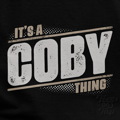 IT'S A COBY THING T-SHIRT Name Nachname lustig Familie Geschenkidee
