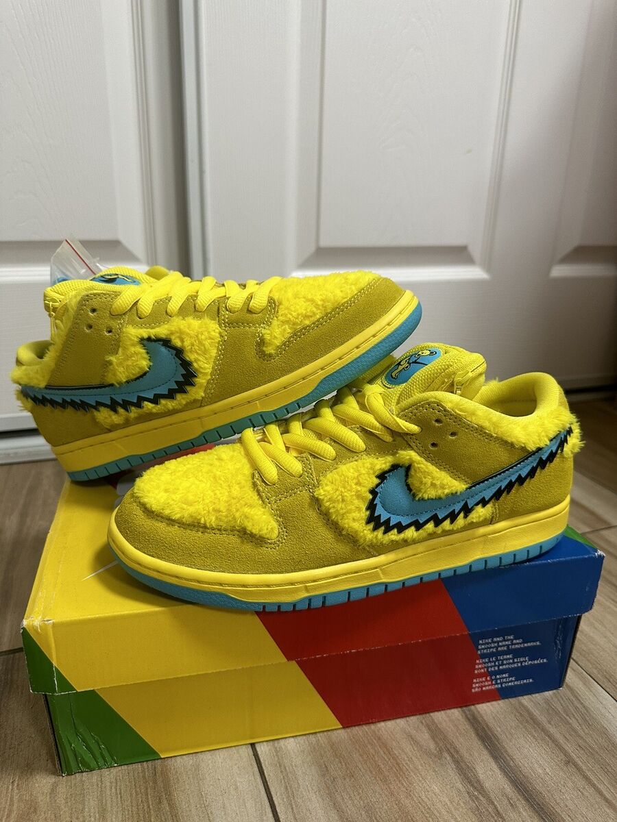 ✓Nike SB Dunk Low x Grateful Dead Bears Opti Yellow ✓Nike SB Dunk Low x Grateful Dead Bears Opti Yellow