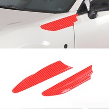 For Toyota 86 Subaru BRZ 12-2020 Red Carbon Fibre Side Fender Marker Cover Trim