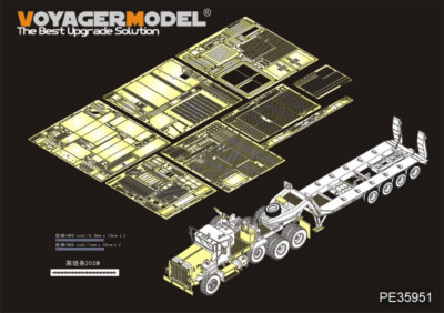 Voyager 1/35 US M911 C-HET & M747 Semi-Trailer Detail Set for Meng #SS013