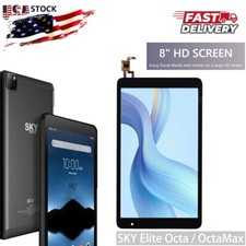 NEW 8" Touch Screen Digitizer Glass For Sky Devices Elite Octa / OctaMax UAS