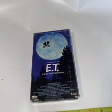 E.T. ET The Extra Terrestrial VHS 1982 Rare Green and Black Tape Spielberg