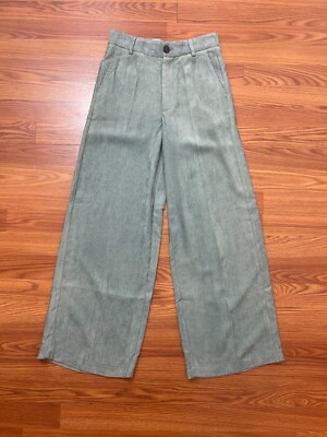 NWOT Forte_Forte Corduroy Wide Leg Trousers in Water Blue Size 0