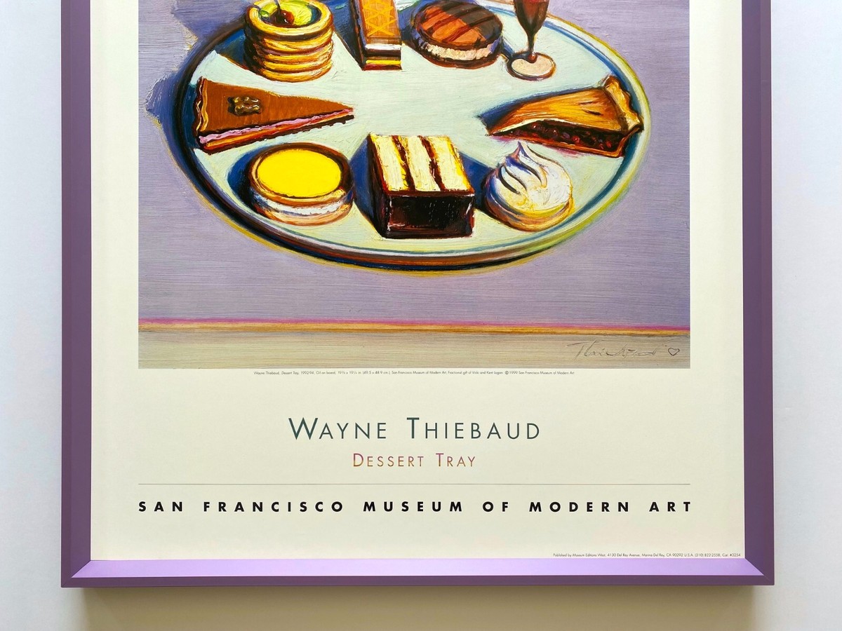 WAYNE THIEBAUD RARE 1999 LITHOGRAPH PRINT 
