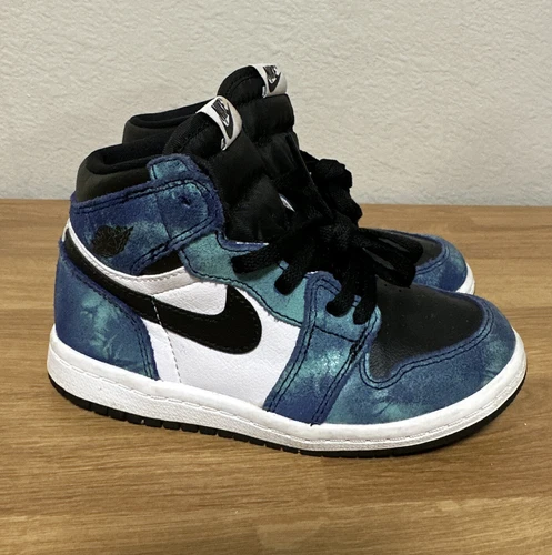 Nike Air Jordan 1 Retro High OG TD Tie Dye CU0450-100 Size 9C Fast Ship 🔥