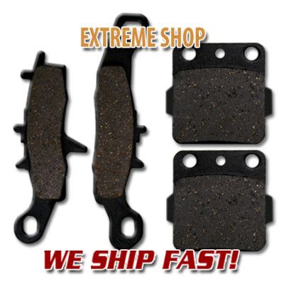 Front & Rear Brake Pad Set For Kawasaki KX80, KX85, KX100 Dirt Bikes (1997-2017)