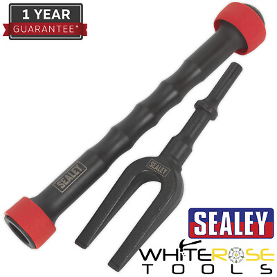 #ad Sealey Impact Ball Joint Splitter Set with Fork for Air Hammer Guns 240mm 2pc GBP 36.25