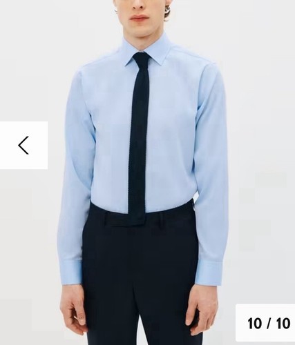 men's new slim fit light blue shirt from John Lewis. Size 16.5” Collar. RRP£40 - Picture 10 of 10