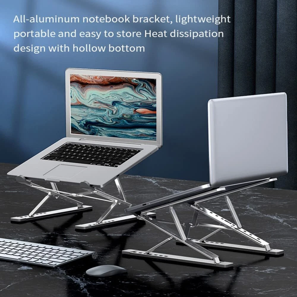 Laptop Stand for Desk Riser Computer Holder Adjustable Ergonomic Portable Alu... Laptop Stand for Desk Riser Computer Holder Adjustable Ergonomic Portable Alu...