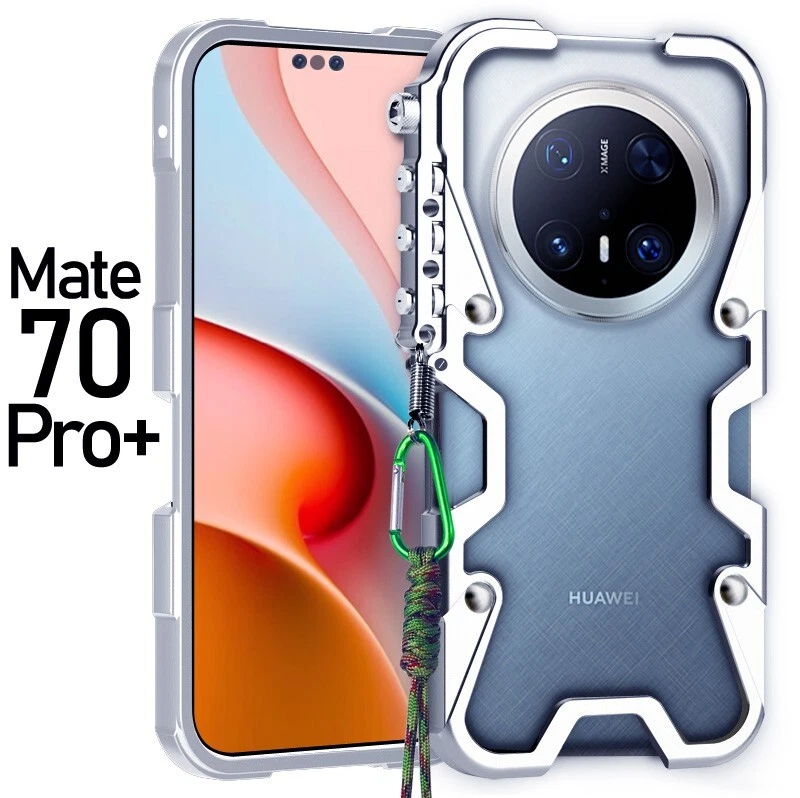 装甲螺丝金属框架防撞防震保护壳 适用于华为 Mate 70 Pro + ,70 Pro - 第 13 张/共 18 张